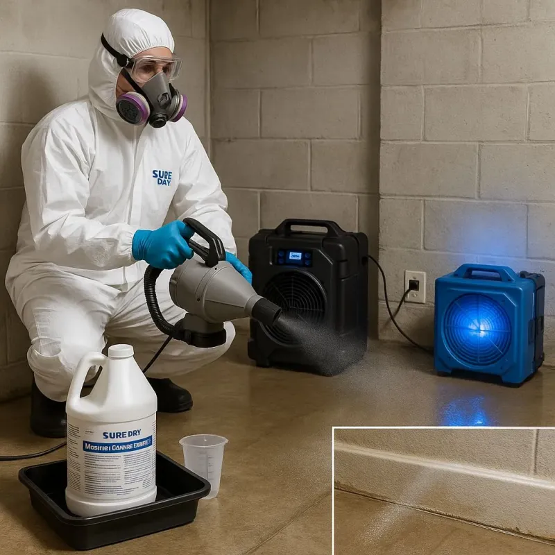 Sanitization and Odor Removal process in Stonewall, LA