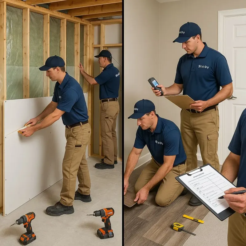 Repairs and Reconstruction process in Stonewall, LA